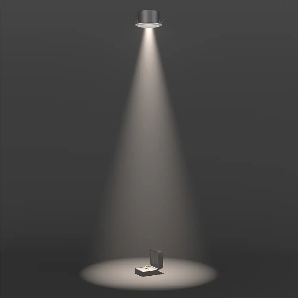 AC110V 220V Wide Voltage Modern Round Ceiling Light Anti Glare Aluminum Shell Recessed Ceiling Light for Wedding