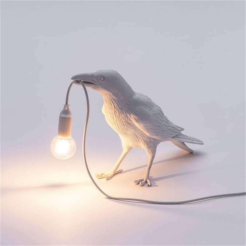 Table Desk Lamps LED Resin Modern Nordic Creative Lucky Bird Decoration Lighting for Home