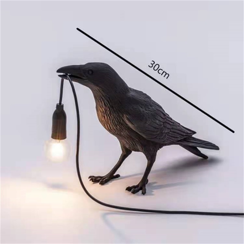 Table Desk Lamps LED Resin Modern Nordic Creative Lucky Bird Decoration Lighting for Home
