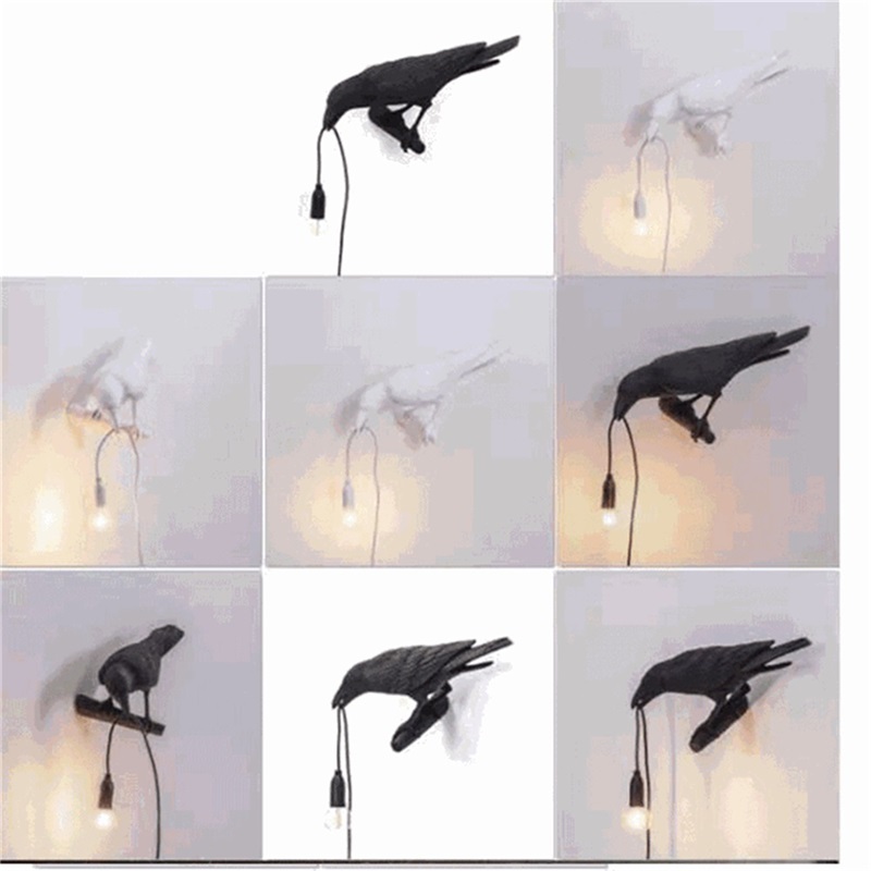 Table Desk Lamps LED Resin Modern Nordic Creative Lucky Bird Decoration Lighting for Home
