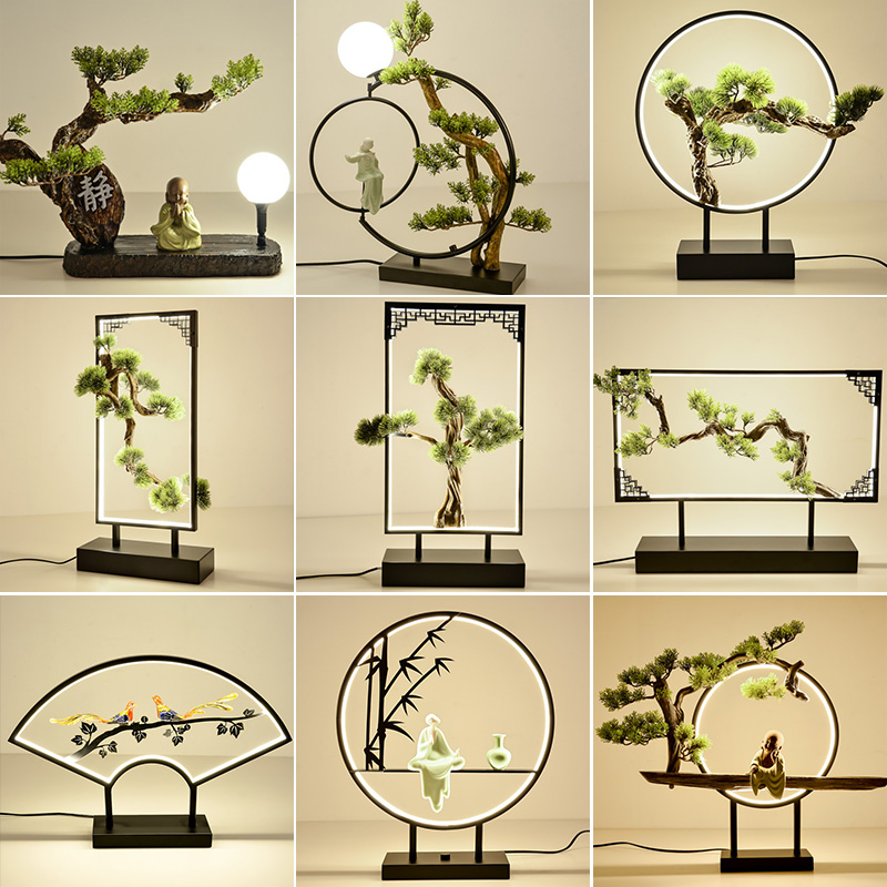 Table Desk Lamps LED Resin Modern Nordic Creative Lucky Bird Decoration Lighting for Home