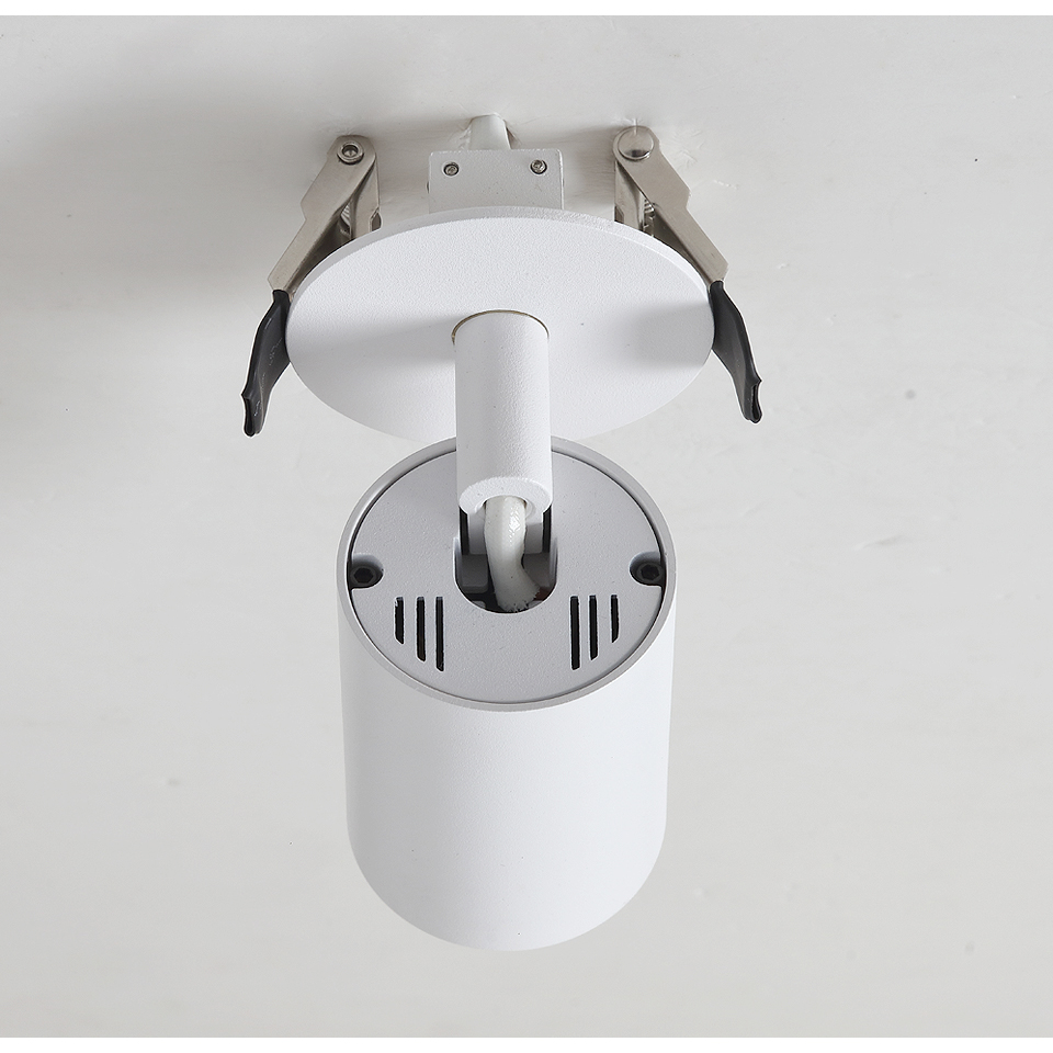 High Quality 9W LED Spotlight COB Downlight for Clothing Stores White LED Lamp 220V for Living Room Ceiling Spot Light AC Power