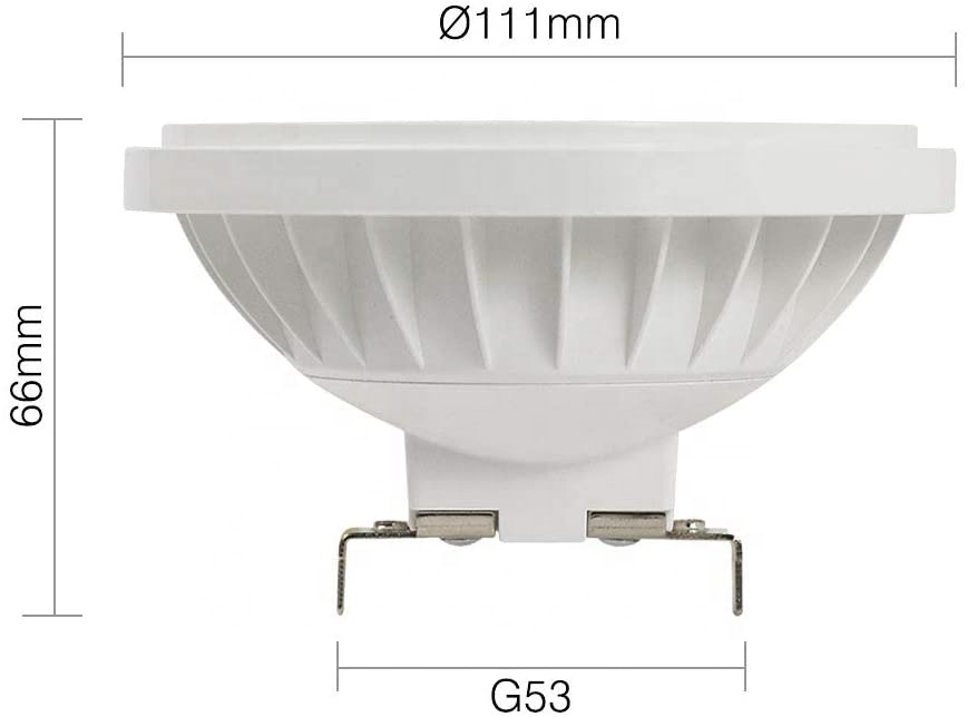 Modern Waterproof AC85-265V 12W Aluminum 1200lm GU10 G53 AR111 Spotlight SP3900picture6