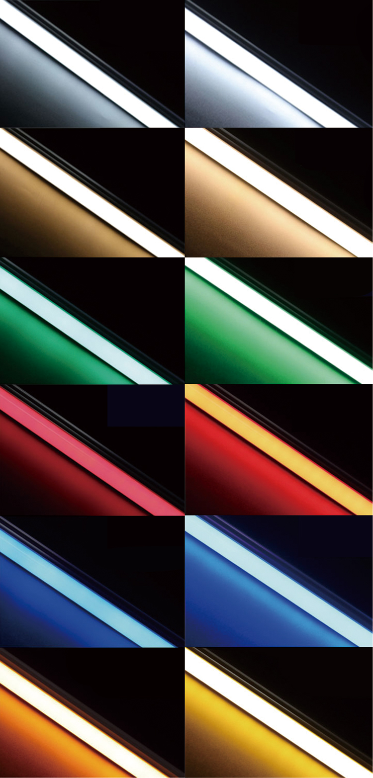 4ft T8 Led Tube Lamp 30w 18w 19w Fluorescent Tube Lamp Red Blue Yellow Rgb Lamp