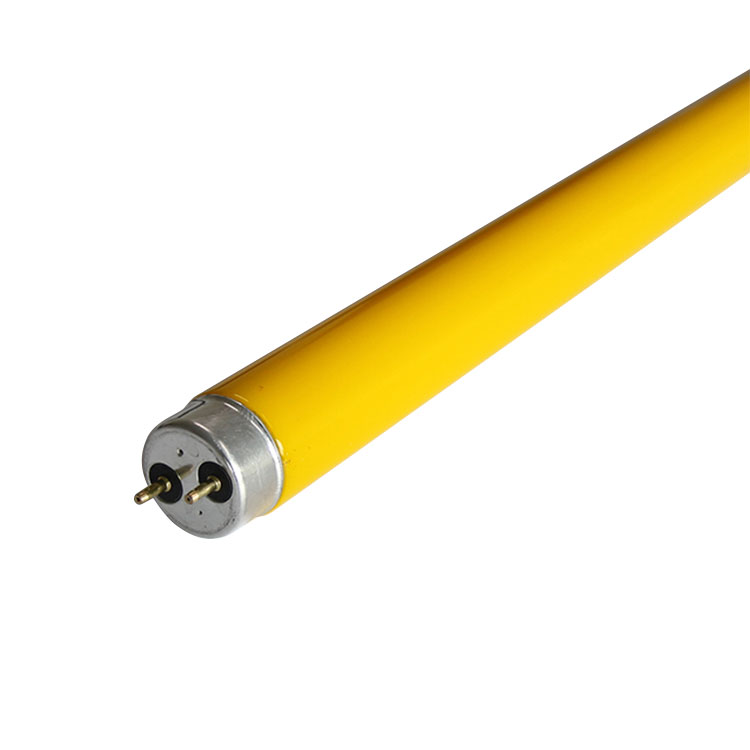 T10 Yellow G13 58W 220V Fluorescent Lamp Colorful T8 Color Tube CFL Principle