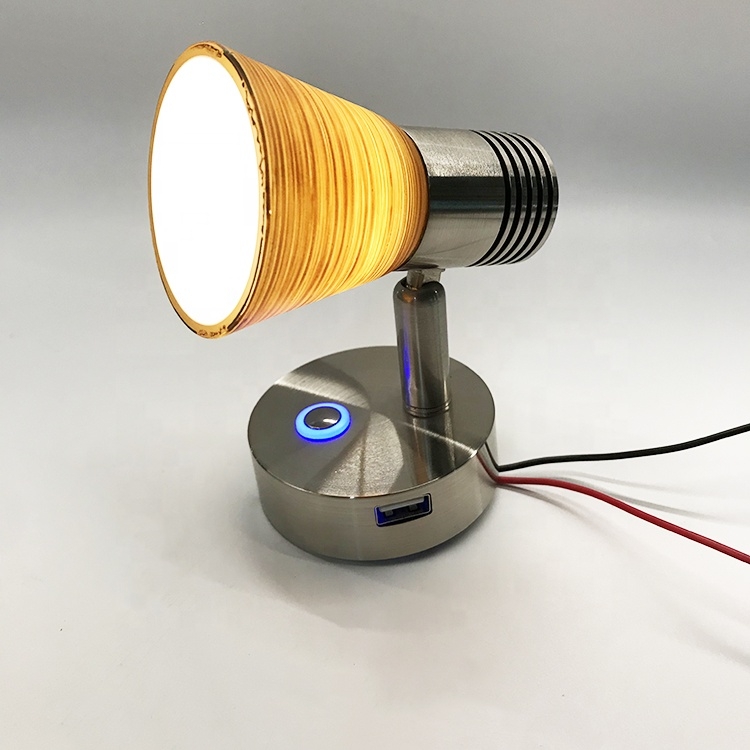 12V LED RV Interior Reading Light with USB Port (5V/2A) Bedside MRL1100picture6