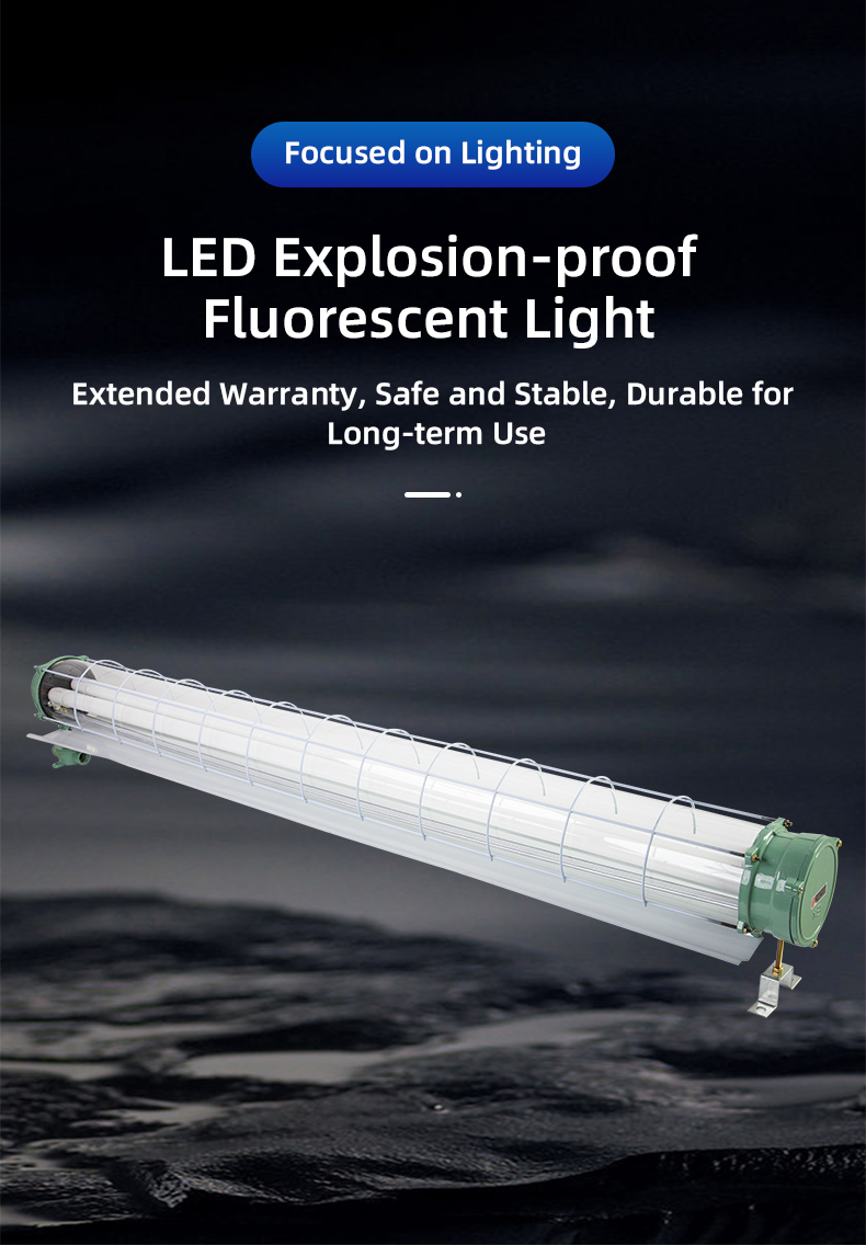 High Quality LED Explosion Proof Light Factory Supply Waterproof Design with IP66 Rating
