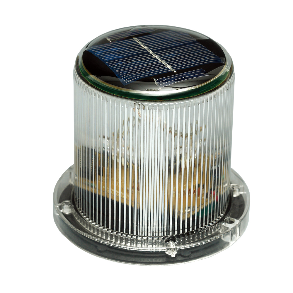 3.75 Inch Solar Warning Light LEDs Marine Dock Light Waterproof CE/RoHS Certification