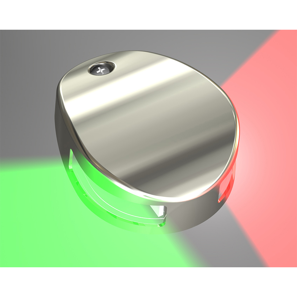 LED Navigation Bow Light, Red/Green Bi-Color Combo S.S Marine Waterproof Light LED Bow Lights CE/RoHS/REACH Certified