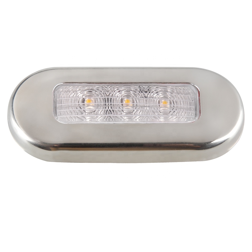 LED Oblong Courtesy Light 3"x1-1/4" RV Caravan Marine Boat MAC1300picture4