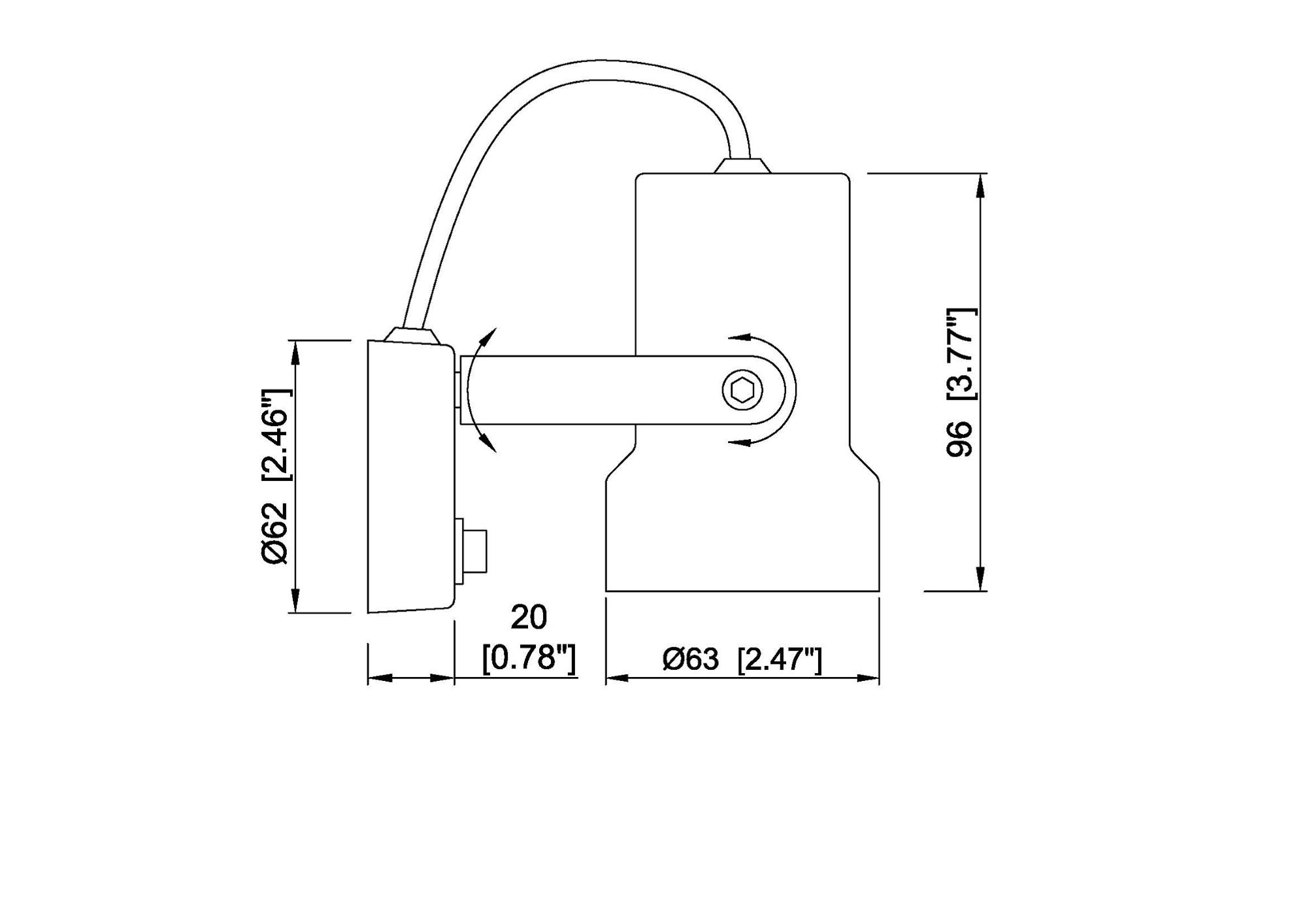 Swivel Cabin Light LED Marine LED Reading Lights NDR1500picture4