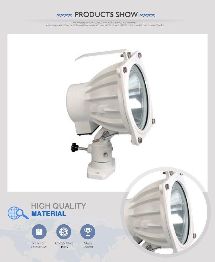 TG8 12v 24v Outdoor Marine Watertight Reliable Quality High Brightness Spot Light