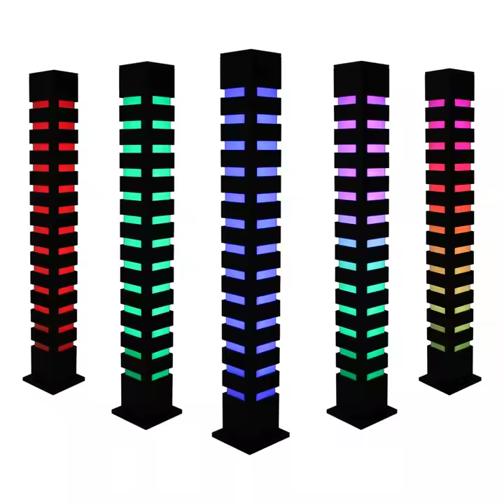 Outdoor Garden Light 12V Low Voltage Smart Co<i></i>ntrol RGB Bollard Light Surface Mounting Decorative Landscape Lighting