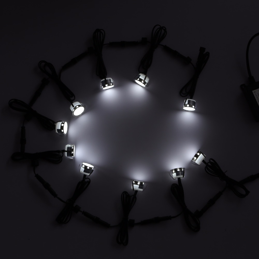 0.6W Stainless Steel+PC 12V LED Deck Lights IP67 SC-B105B