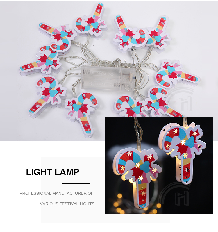 Outdoor Candy Cane Led Christmas Decoration Light