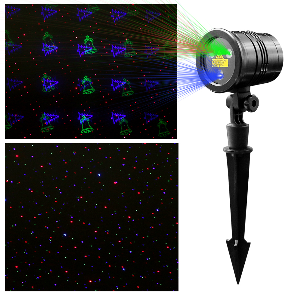 KSWING IP65 Rated LED Garden Laser Light Outdoor Christmas Holiday Laser Lights Specific for Christmas Use