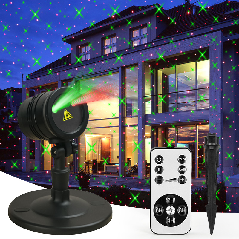 KSWING IP65 Rated LED Garden Laser Light Outdoor Christmas Holiday Laser Lights Specific for Christmas Use