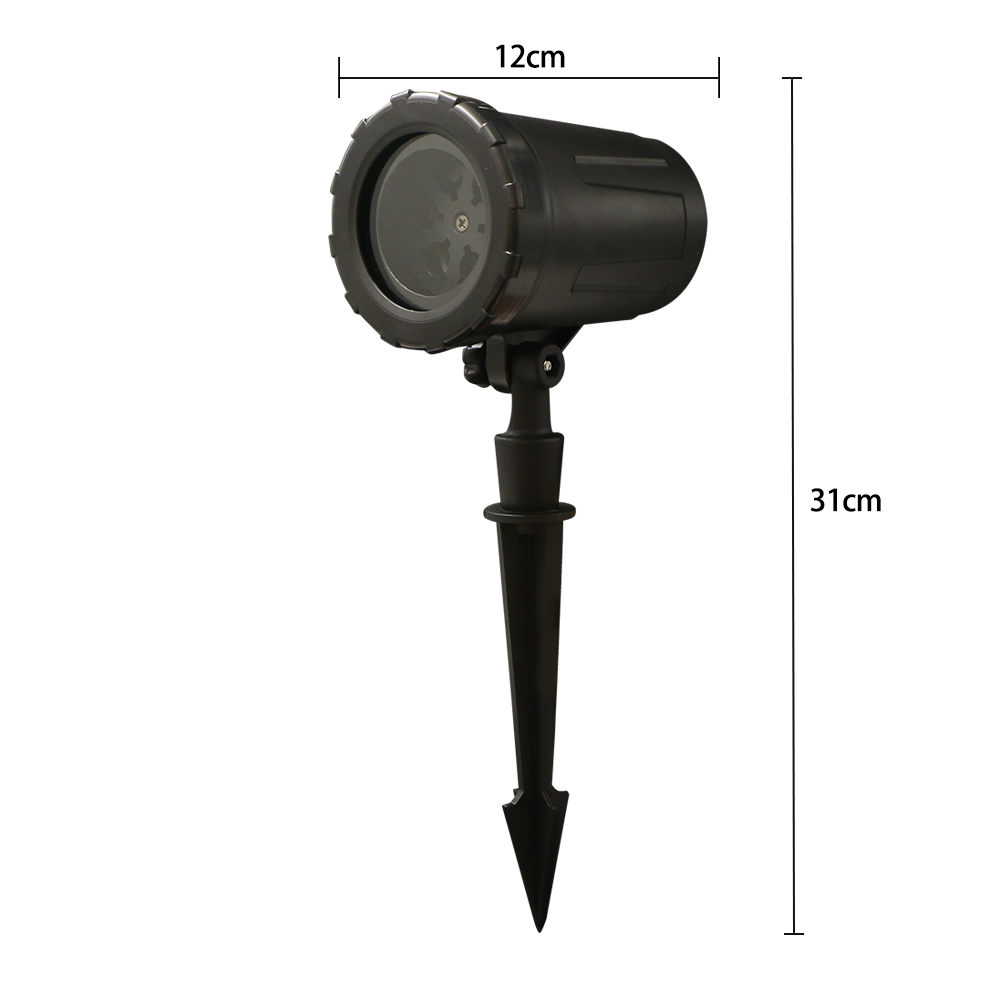 KSWING IP65 220V LED Projector Light Warm White Christmas Genre Lights for Outdoor Garden Christmas & Halloween Decor