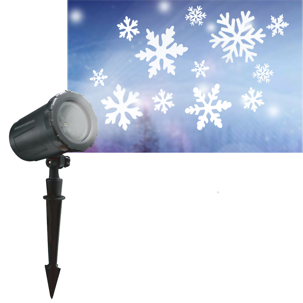 KSWING IP65 220V LED Projector Light Warm White Christmas Genre Lights for Outdoor Garden Christmas & Halloween Decor