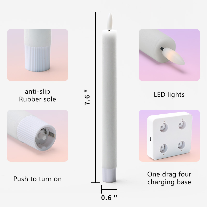 Rechargeable Pillar LED Candle Light CAD200picture4