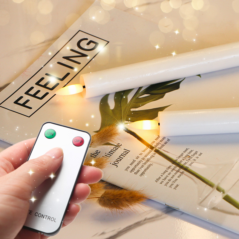 Rechargeable Pillar LED Candle Light for Home Decor Customizable Logo for Holiday Celebrations-Christmas Ramadan New Year Easter