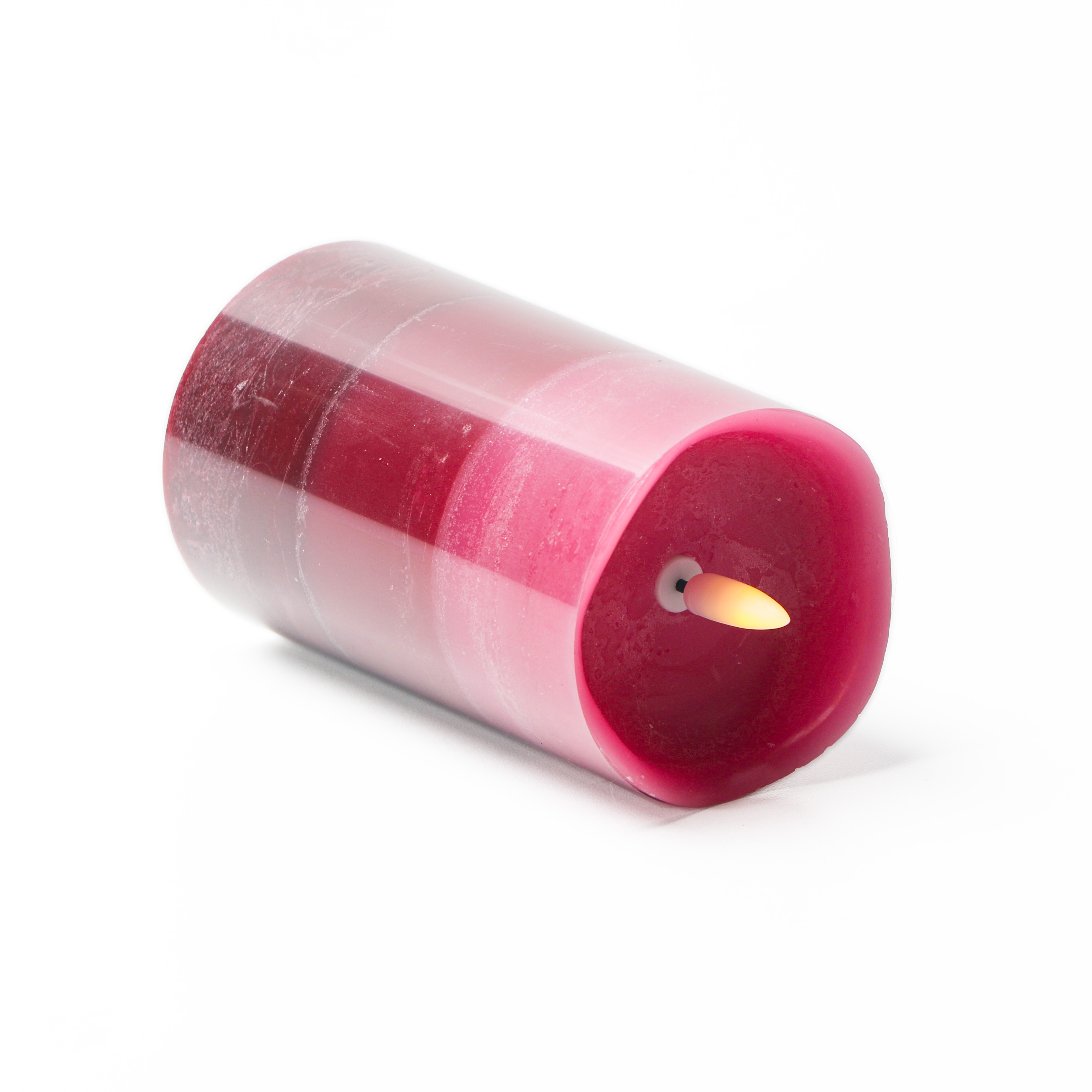 LED Flickering Flameless Battery-Powered Plastic Candle for Home Use on Holidays Like Christmas Ramadan Diwali New Year
