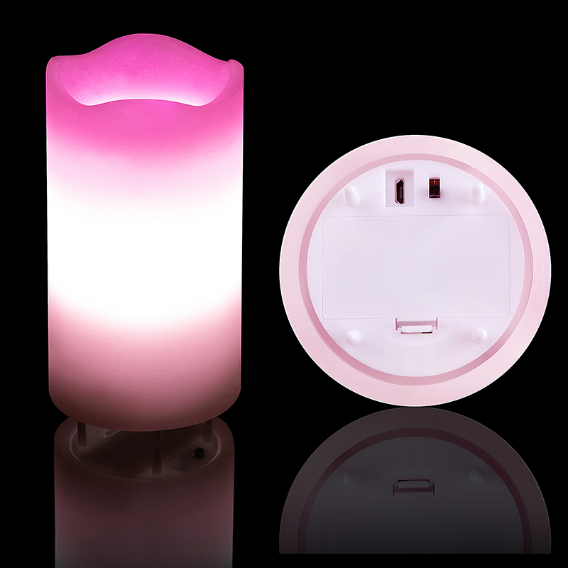 LED Valentine Candles Romantic Pink Heart Projector Lights Night Light CAD400picture3