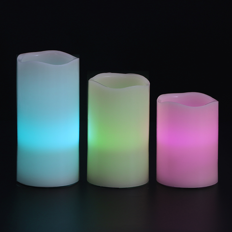 Ivory Real Wax 5\" 6\" 7\" Flameless LED Electric Candle Light CAD900picture2