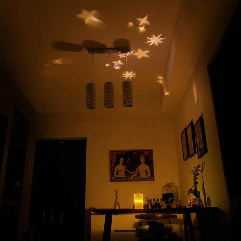 Customized Star Outdoor Christmas Halloween Candle Light Projector CAD1200picture2