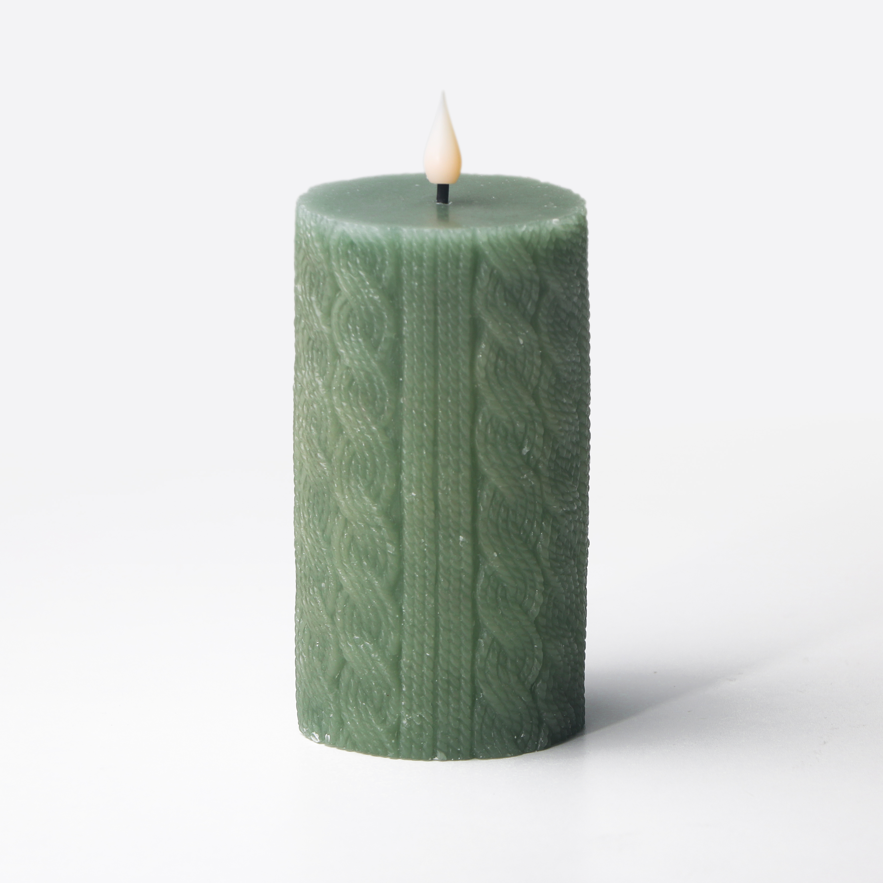 LED Flickering Flameless Battery-Powered Plastic Candle for Home Use on Christmas Ramadan Diwali New Year Holidays