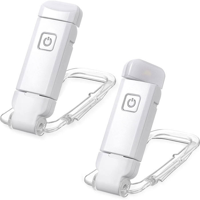 Clip on Book Reading Light USB Rechargeable Flexible LED Night Book Lamp BOK1400