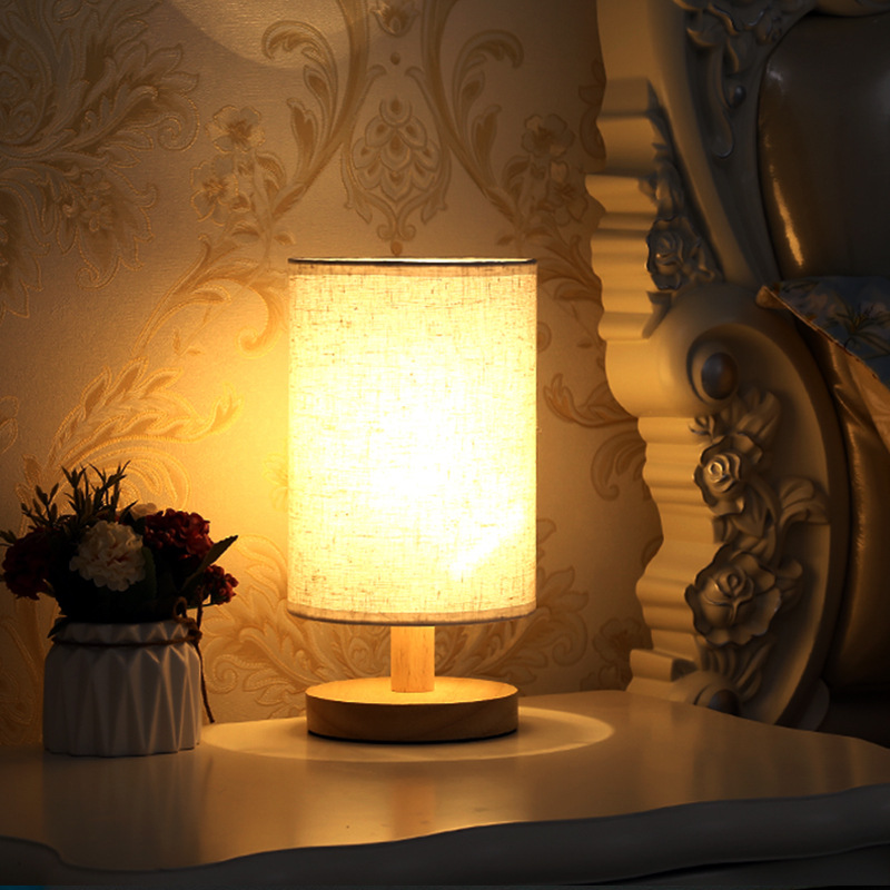 Bedroom Bedside Study Light Solid Wood Nordic Decorative Desk Lamp DTL2500picture2