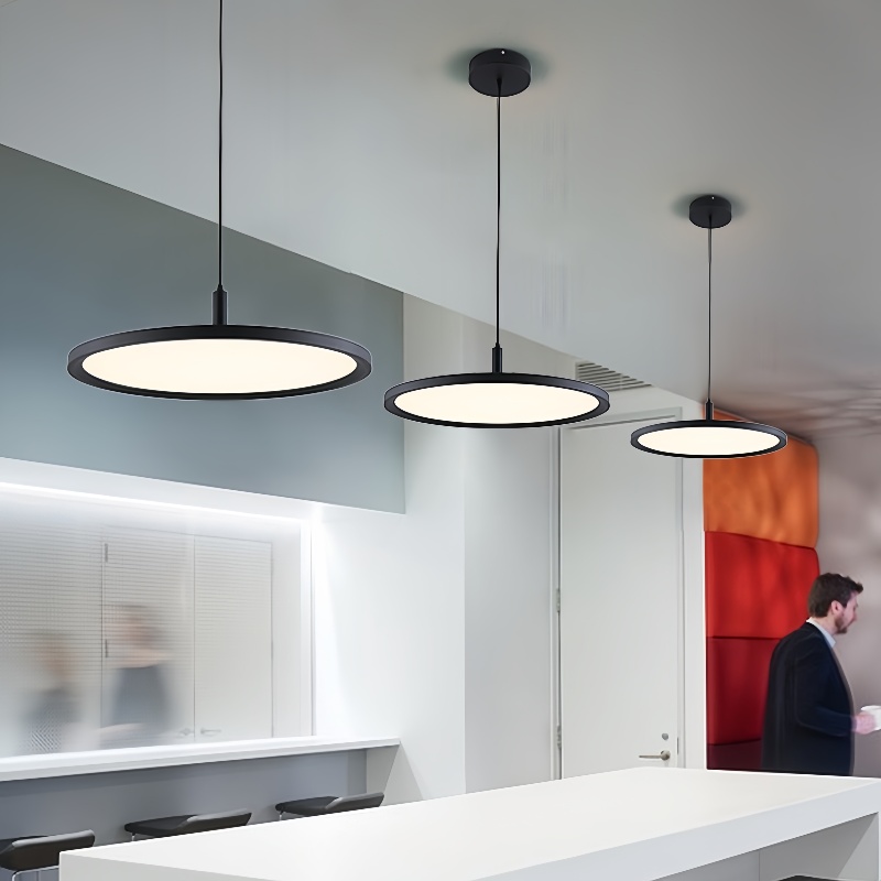 Contemporary Simple Single LED Circle Pendant Light PEN1420picture4