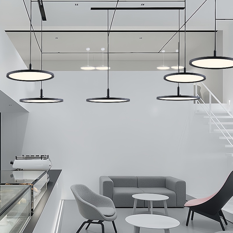 Contemporary Simple Single LED Circle Pendant Light PEN1420picture5