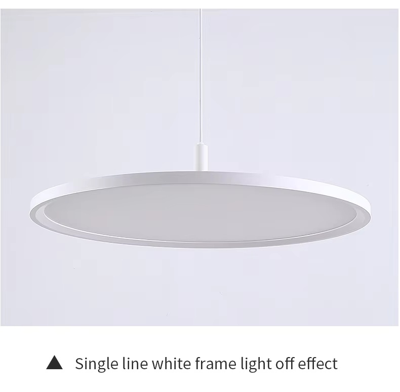 Co<i></i>ntemporary Simple Single LED Circle Pendant Light Warm White Hanging Lamp for Kitchen Restaurant Home Villa Modern Nordic Oval