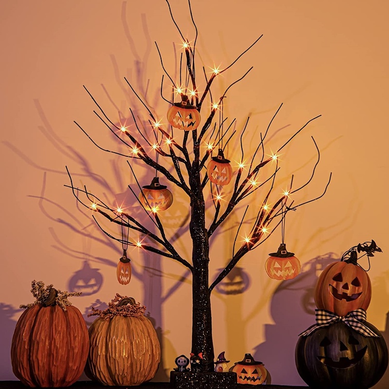 LED Light Halloween Glowing Pumpkin Ghost Kids Gift Halloween Party Decoration HWL1900picture3