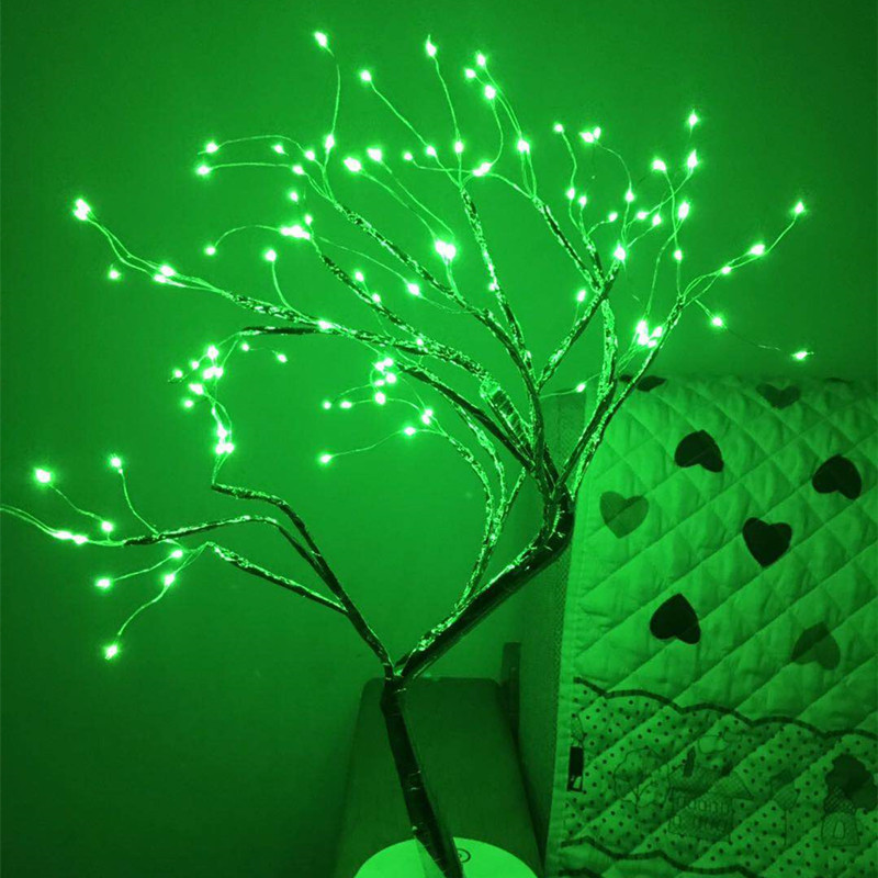 Decorative Indoor Ornaments 108 LED Copper Wire Light Small Tree Light XMS2300picture3