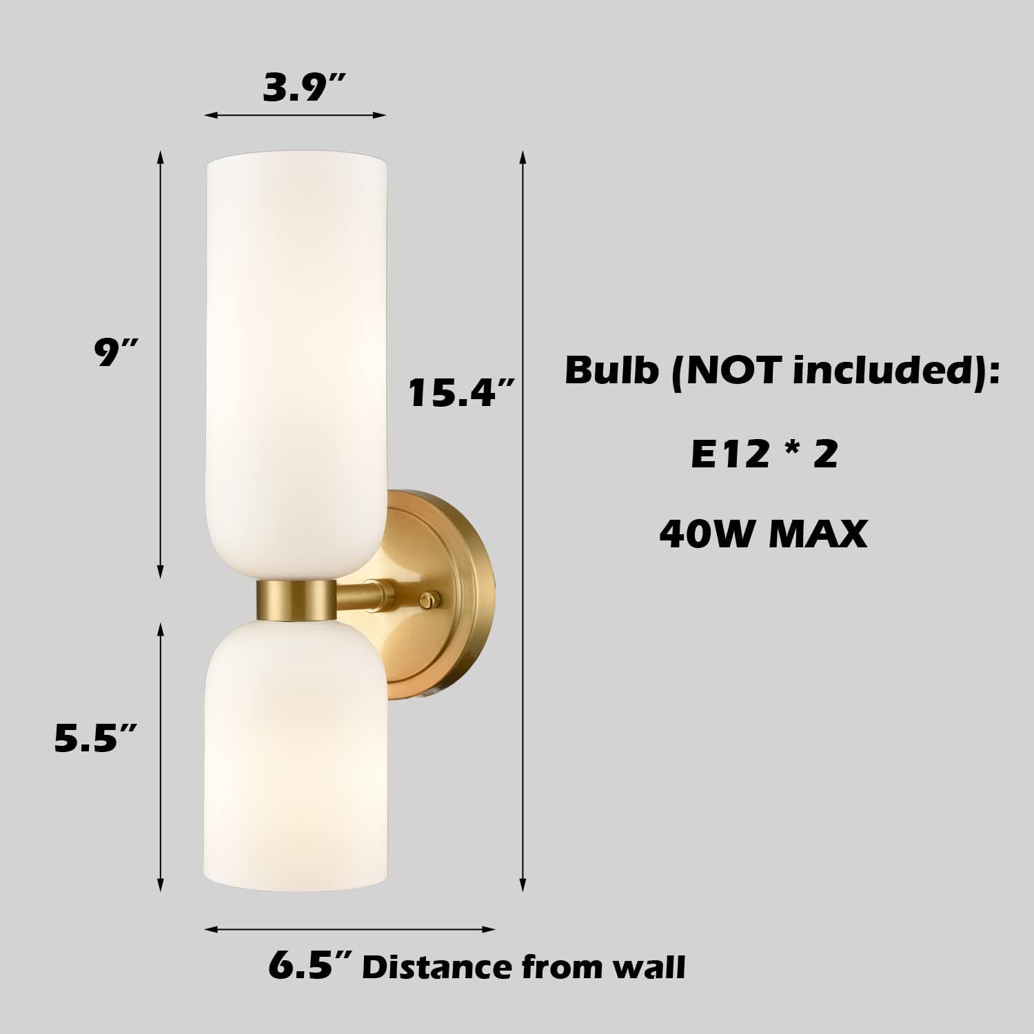 LED Elegant Glass Aisle Hotel Wall Light WL4070picture6