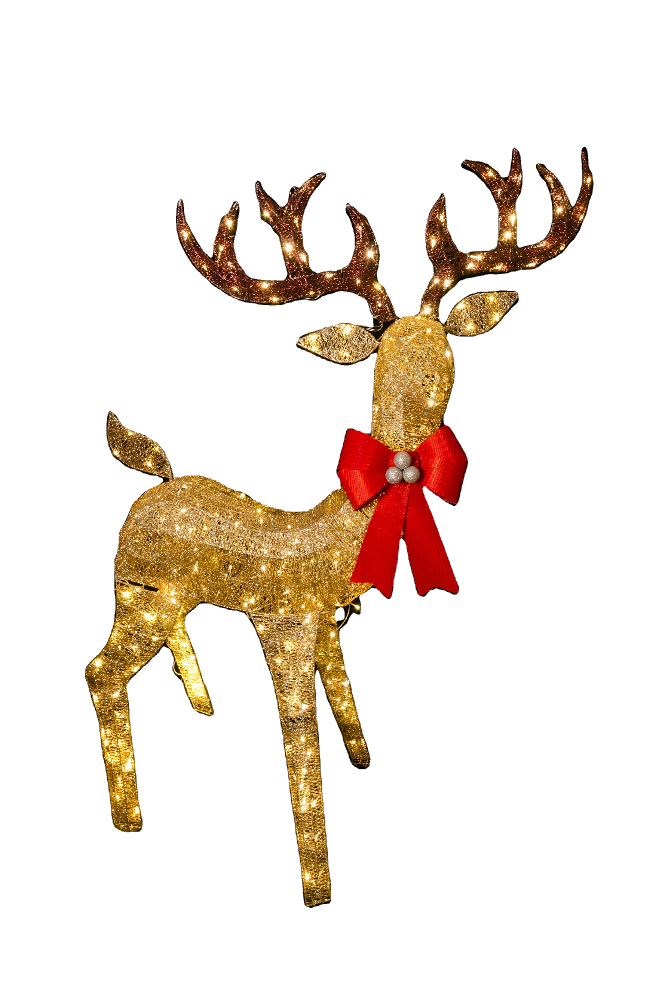 Christmas Outdoor Decoration LED Twinkle Champagne Giant Reindeer Motif Light MOT1900picture5