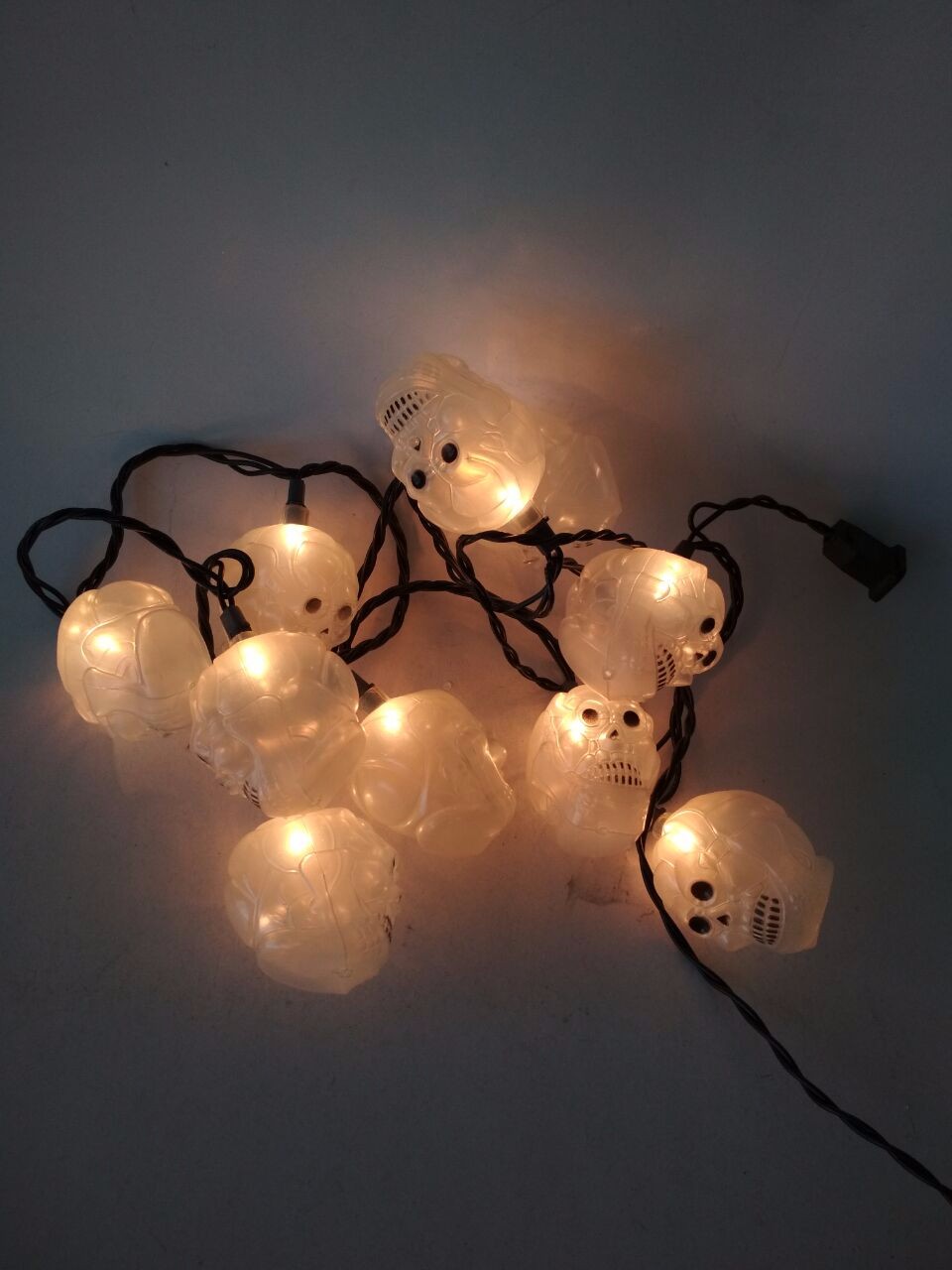 Outdoor Halloween Decorative Light Skull String Light HWL2200picture2