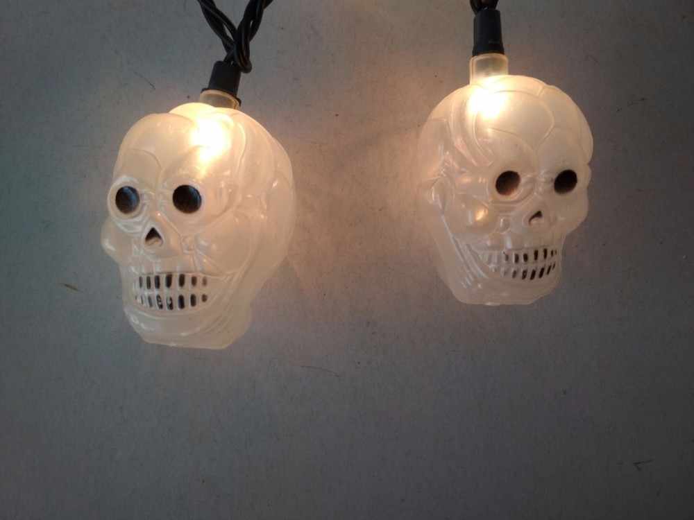 Outdoor Halloween Decorative Light Skull String Light HWL2200picture5