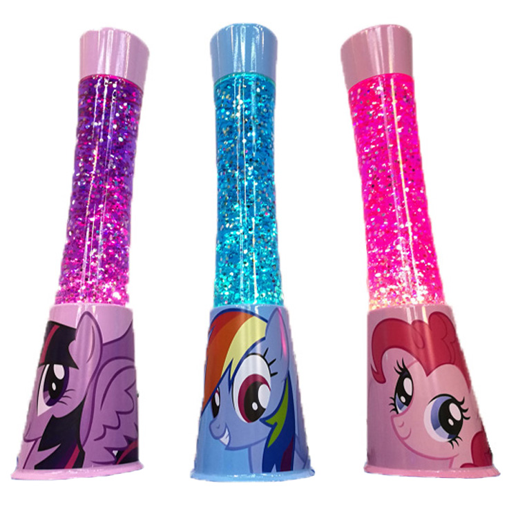 Plastic ba<i></i>se Tower Shape Glitter lava Lamp or Groovy Glitter Lamp w   Glitter Swirl Lamps