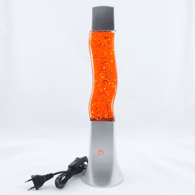 Plastic Glitter Lamp 16 " Groovy S-Shape Motion Floor Standng lava Lamp LAV1700picture2
