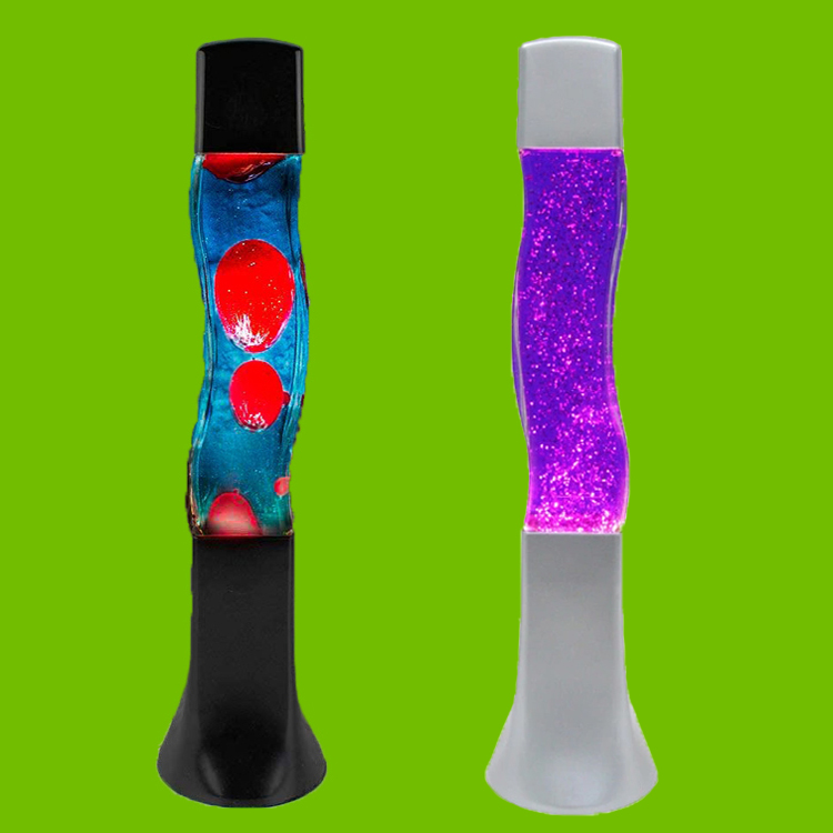 Plastic Glitter Lamp 16 " Groovy S-Shape Motion Floor Standng lava Lamp LAV1700picture3