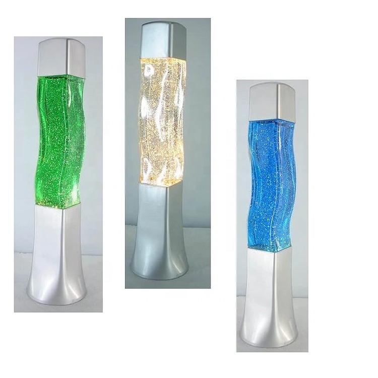 Plastic Glitter Lamp 16 " Groovy S-Shape Motion Floor Standng lava Lamp LAV1700picture4