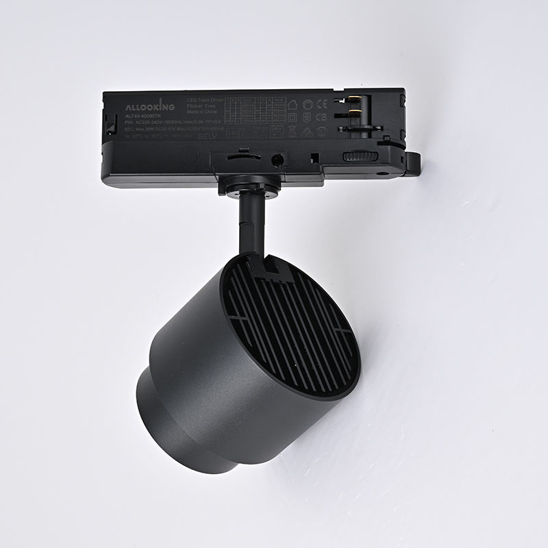 Aluminum COB Dali Dimming 220V Commercial 15W/25W/35W LED Track Rail Light TR1340picture5