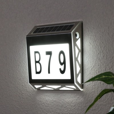 Customizable IP65 Outdoor LED Solar Address Sign Light DPL200picture2