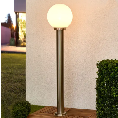 Modern Stainless Steel Pole Glass Globe Garden Light for Lawns BLL2010picture7
