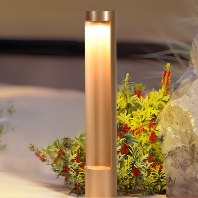 Outdoor Garden Pillar Waterproof 220V Aluminum Round Bronze 60cm 10W Lawn Light BLL2240picture5