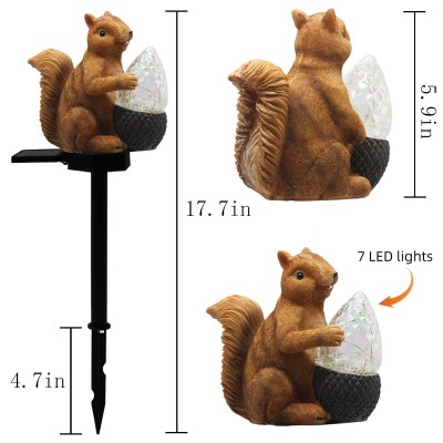 Solar Squirrel Light for Yard Patio Garden Lawn Decoration SPK1780picture7
